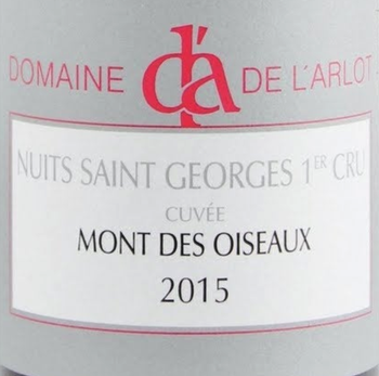Domaine de L'Arlot Cuvee Mont des Oiseaux 2015